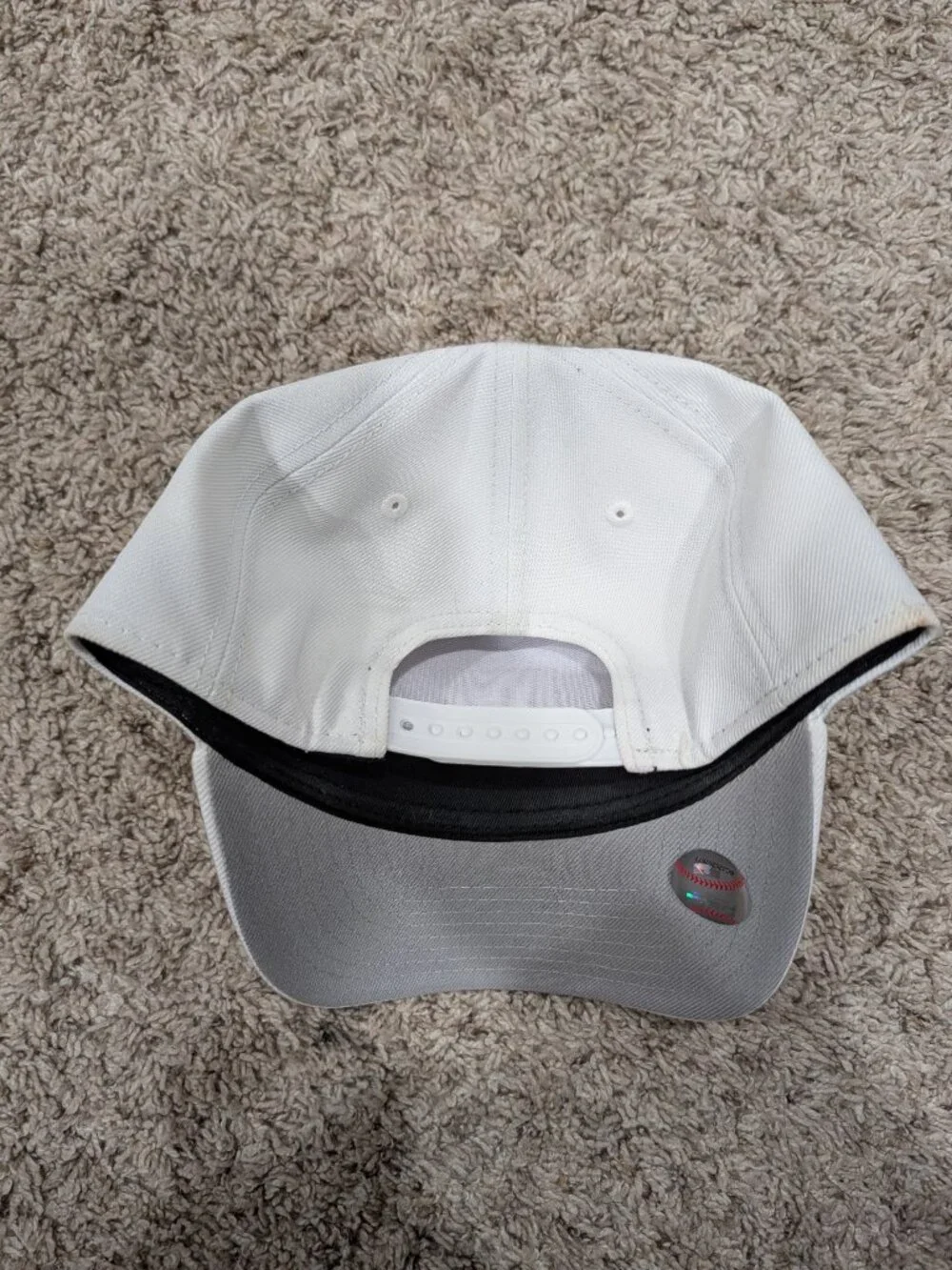 Los Angeles Dodgers New Era White on White Cap - One Size Fits Most - Adjustable